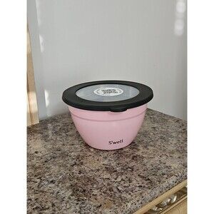 New Swell S’well Stainless Steel 64oz Salad Bowl Kit Pink Topaz